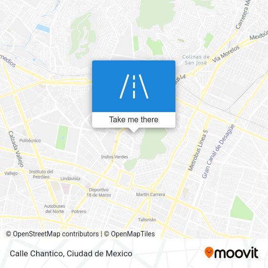 Mapa de Calle Chantico