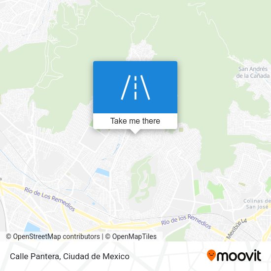 Mapa de Calle Pantera