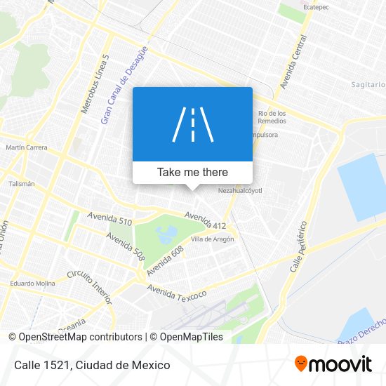 Mapa de Calle 1521
