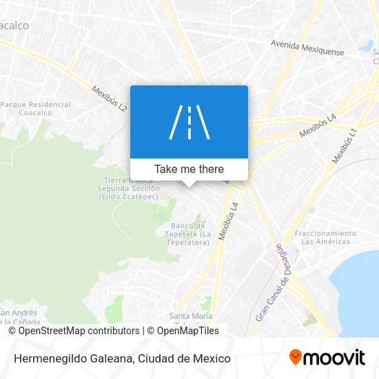 Hermenegildo Galeana map