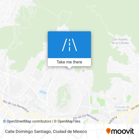Calle Domingo Santiago map