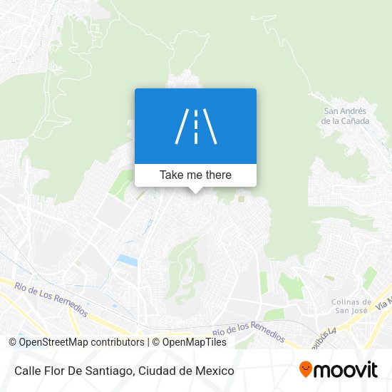 Calle Flor De Santiago map