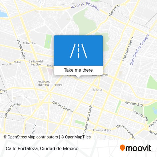 Calle Fortaleza map