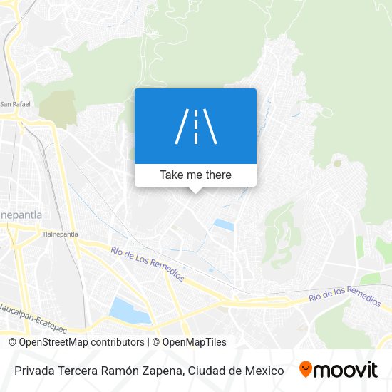 Privada Tercera Ramón Zapena map