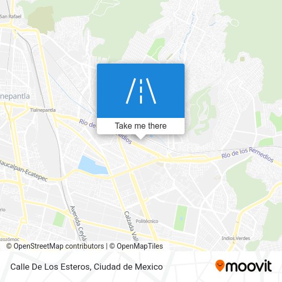 Mapa de Calle De Los Esteros