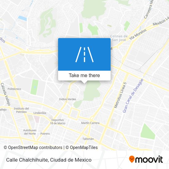 Calle Chalchihuite map