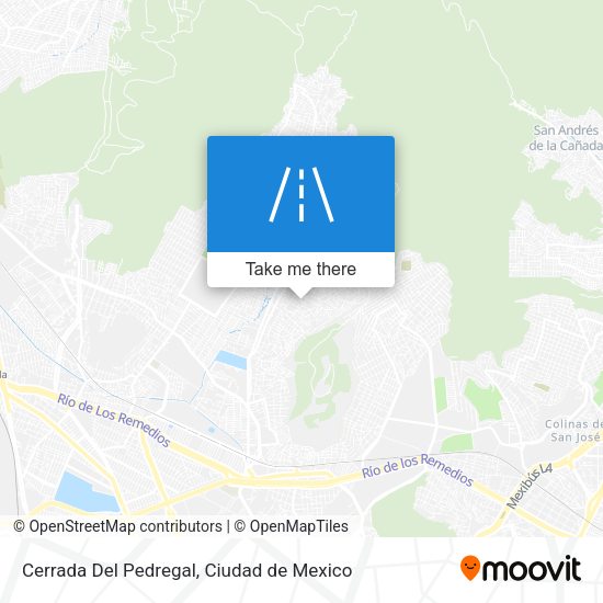 Cerrada Del Pedregal map