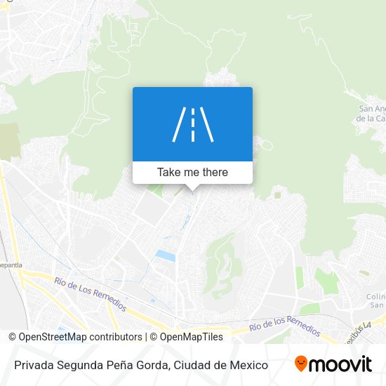 Mapa de Privada Segunda Peña Gorda