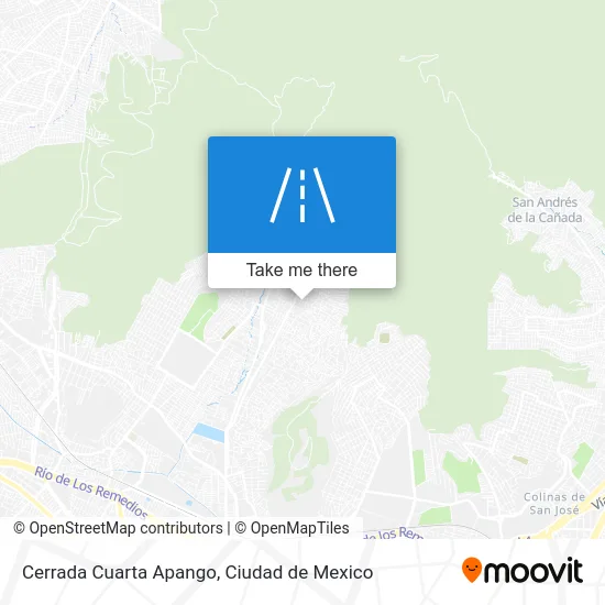 Cerrada Cuarta Apango map
