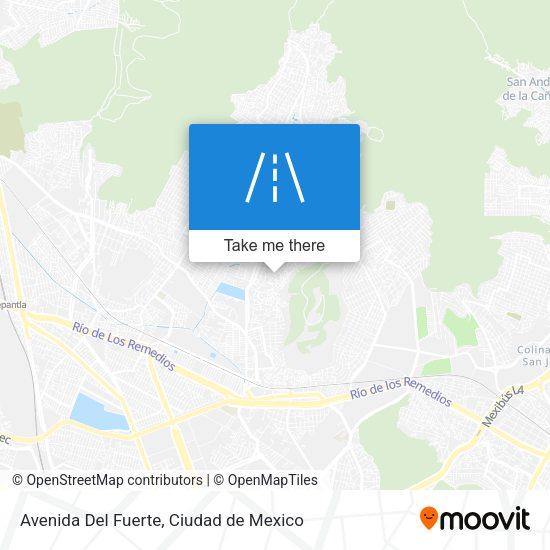 Mapa de Avenida Del Fuerte