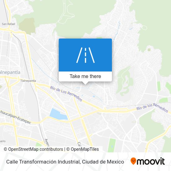 Mapa de Calle Transformación Industrial