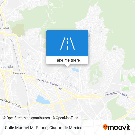 Mapa de Calle Manuel M. Ponce