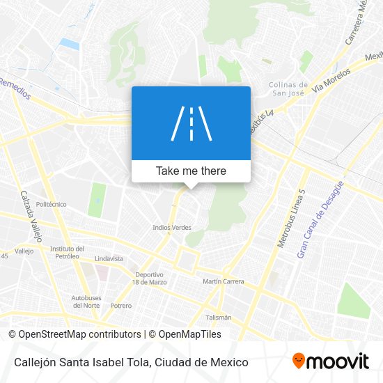 Callejón Santa Isabel Tola map
