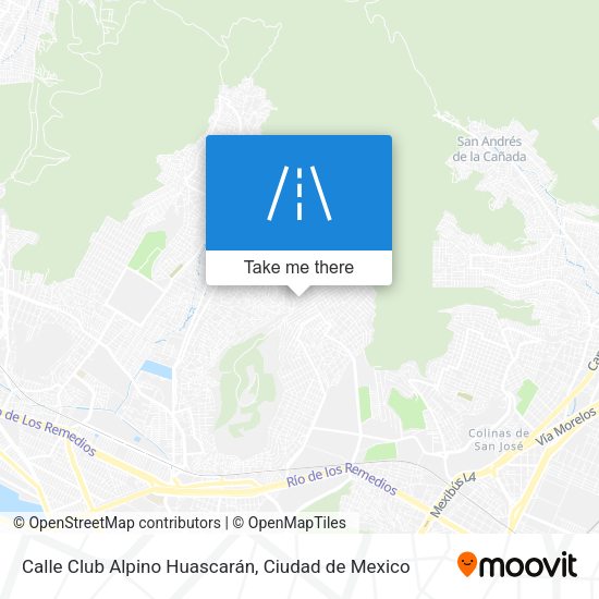 Calle Club Alpino Huascarán map