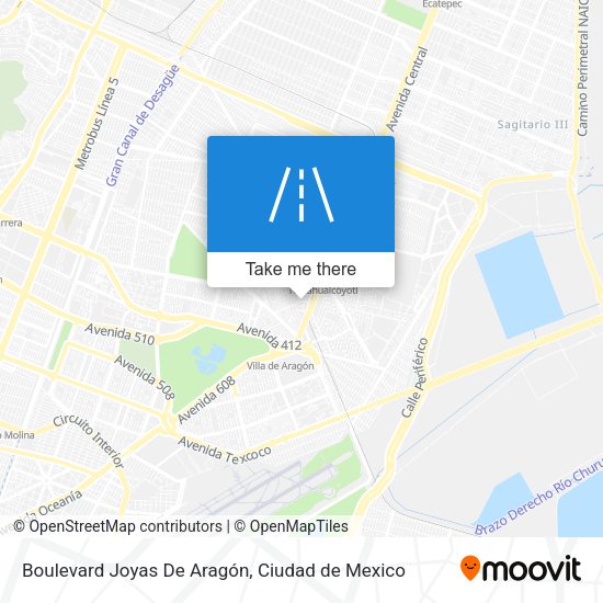 Mapa de Boulevard Joyas De Aragón