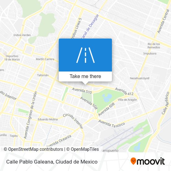 Calle Pablo Galeana map