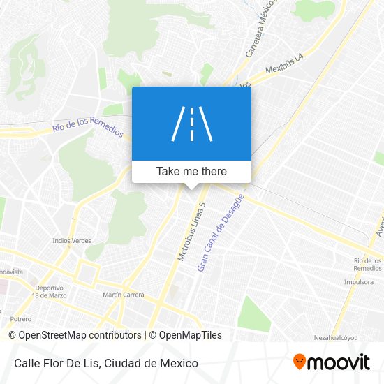 Calle Flor De Lis map