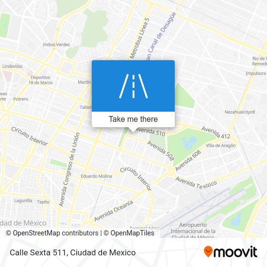 Calle Sexta 511 map