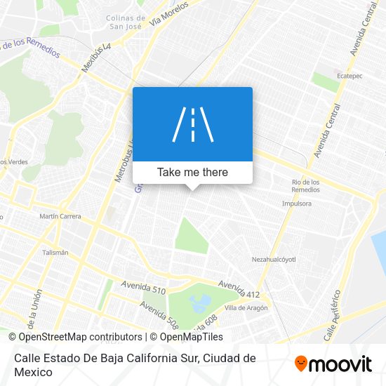 Calle Estado De Baja California Sur map