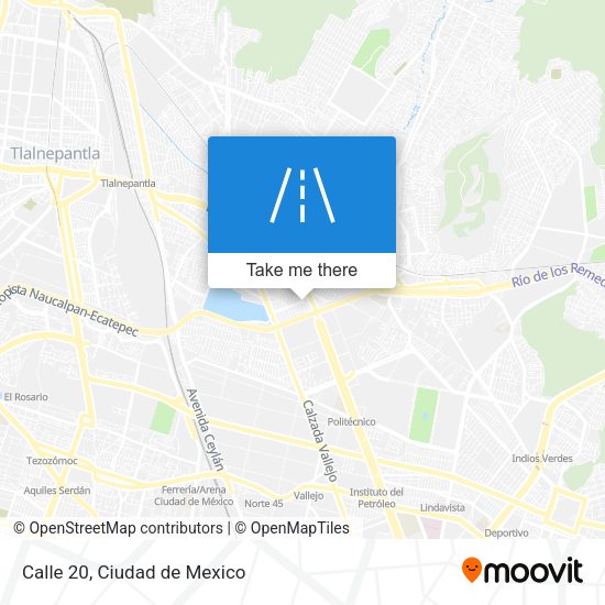 Mapa de Calle 20