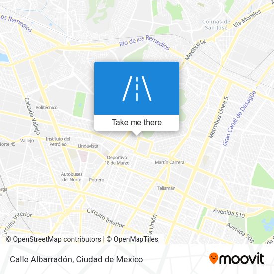 Calle Albarradón map