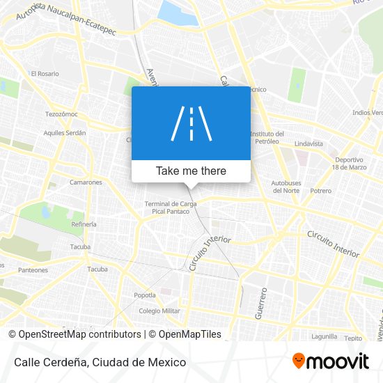 Calle Cerdeña map