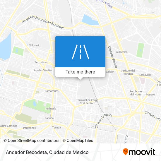 Mapa de Andador Becodeta