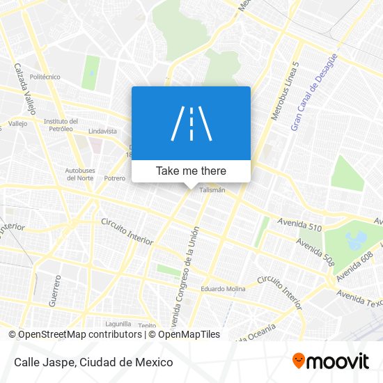 Calle Jaspe map