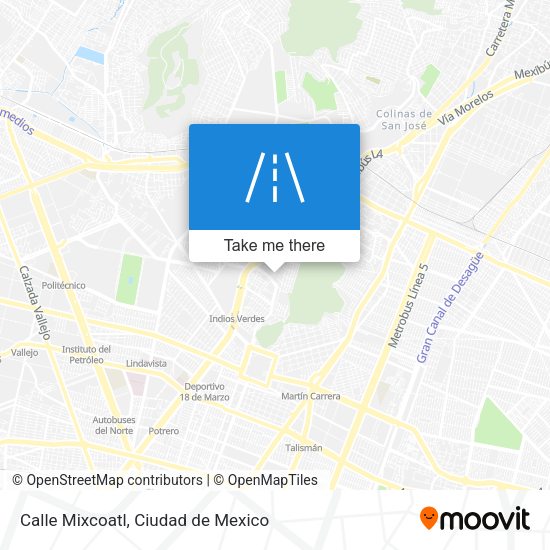 Mapa de Calle Mixcoatl