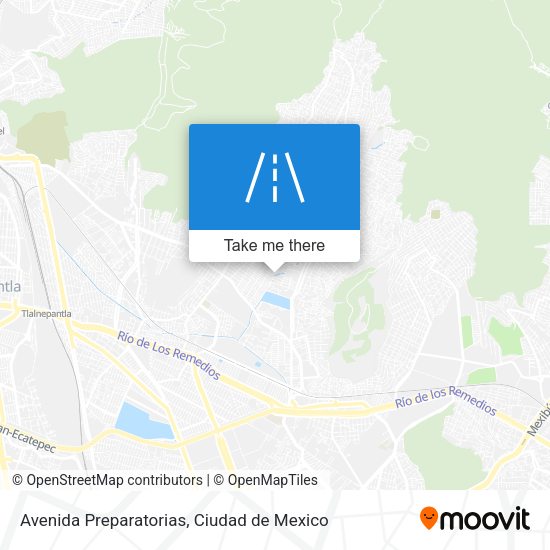 Mapa de Avenida Preparatorias