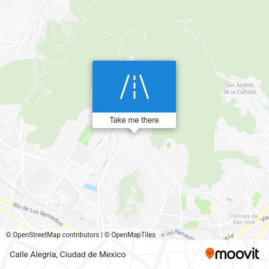 Mapa de Calle Alegría