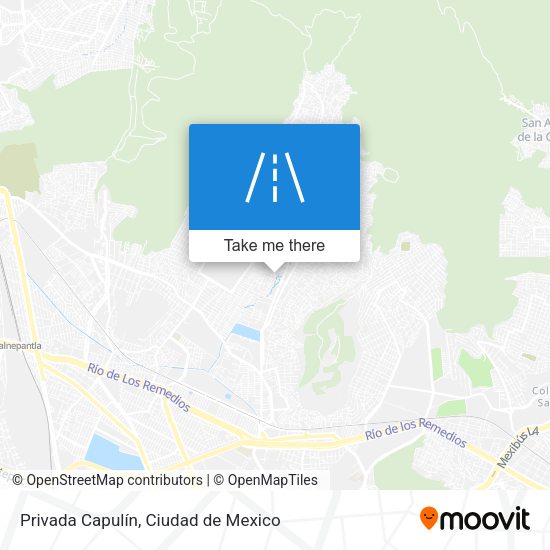 Privada Capulín map