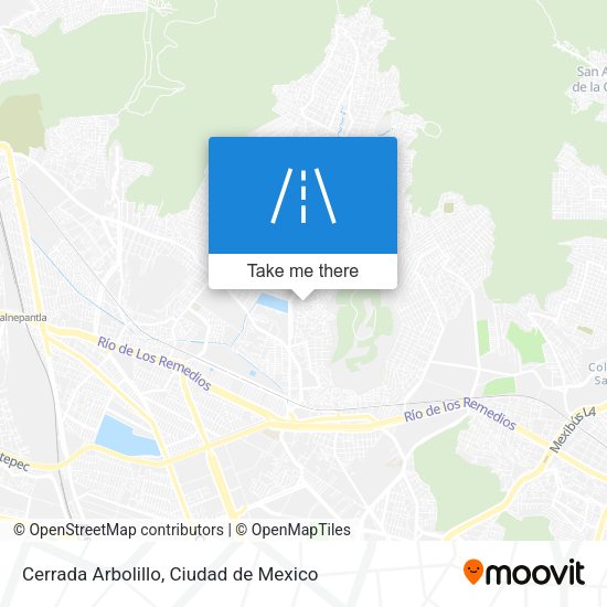 Mapa de Cerrada Arbolillo