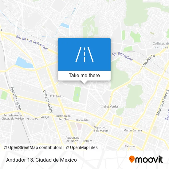Andador 13 map