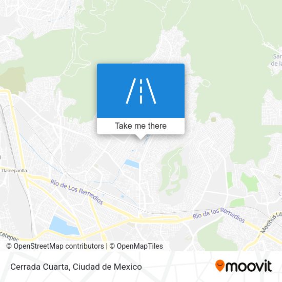 Cerrada Cuarta map
