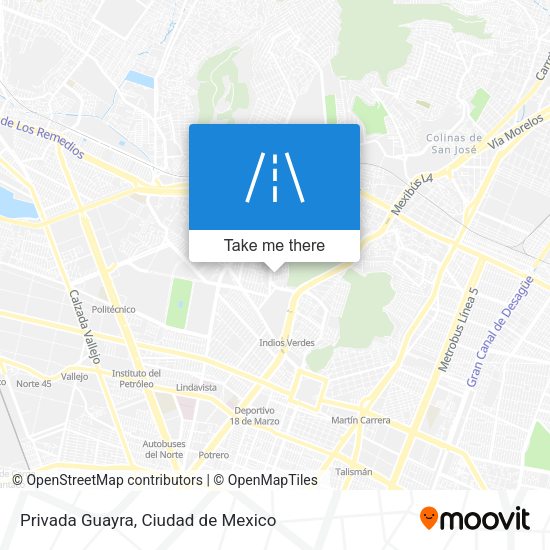 Mapa de Privada Guayra