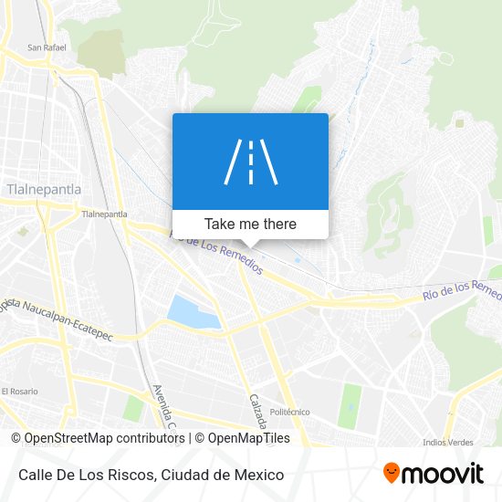 Calle De Los Riscos map