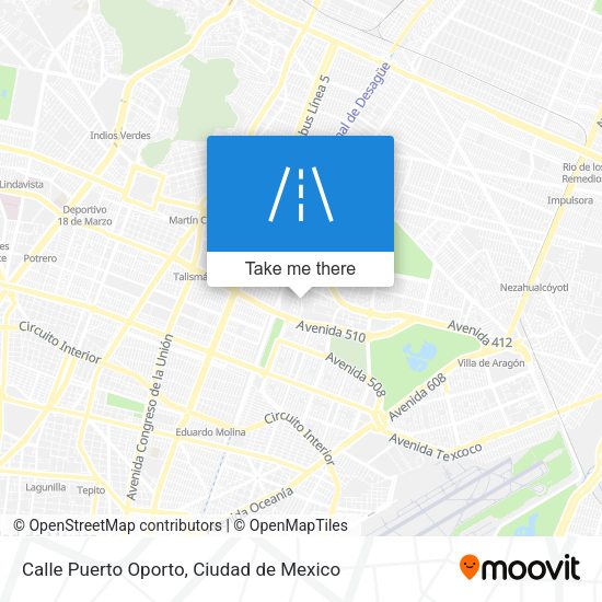 Calle Puerto Oporto map