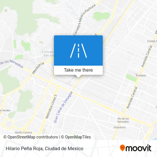 Hilario Peña Roja map