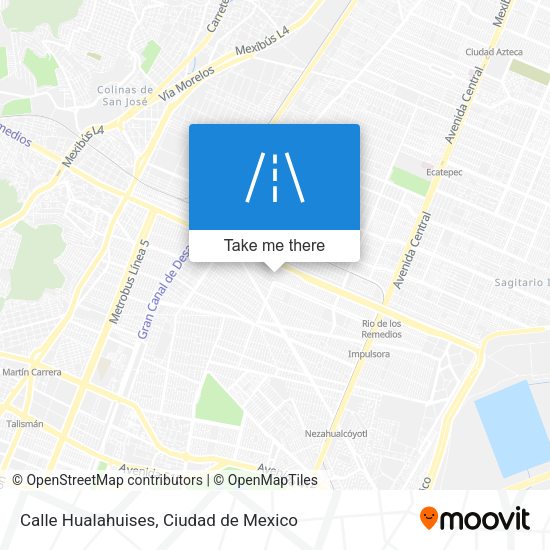 Mapa de Calle Hualahuises