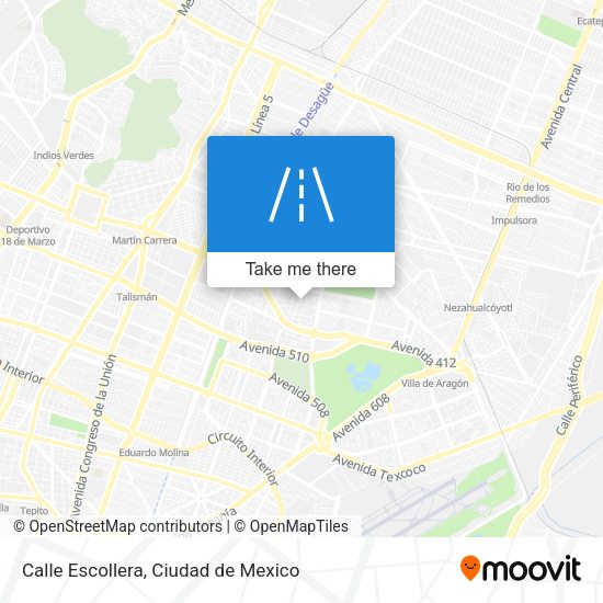 Calle Escollera map