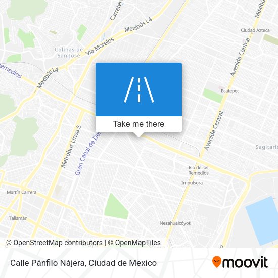 Calle Pánfilo Nájera map