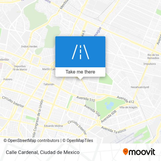 Calle Cardenal map