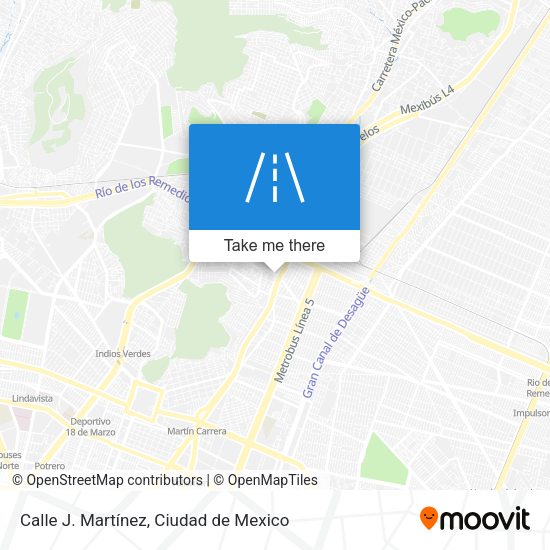 Calle J. Martínez map