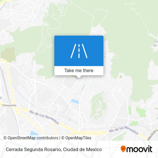 Mapa de Cerrada Segunda Rosario
