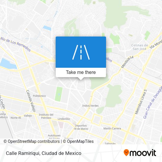 Calle Ramiriqui map