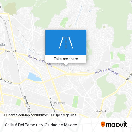 Calle 6 Del Temoluco map