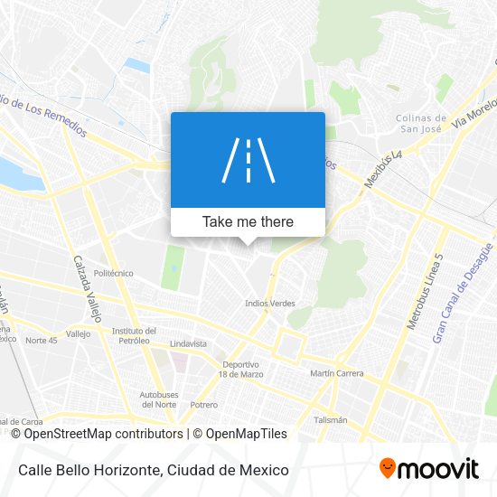 Calle Bello Horizonte map