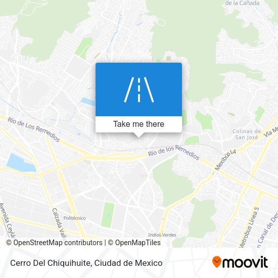 Cerro Del Chiquihuite map