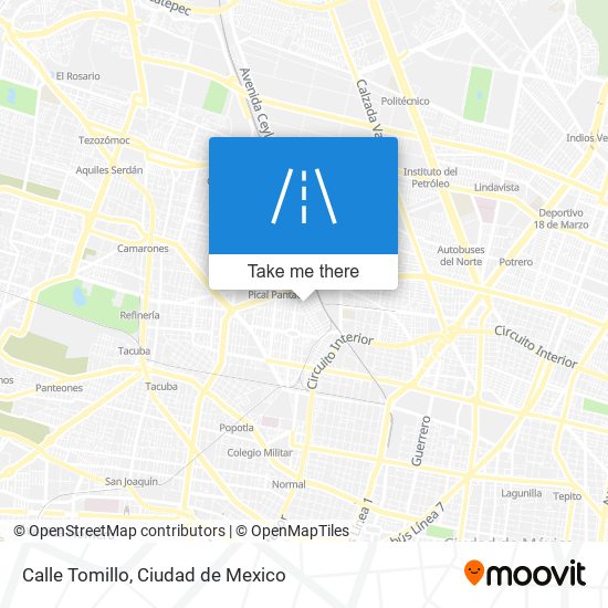 Calle Tomillo map